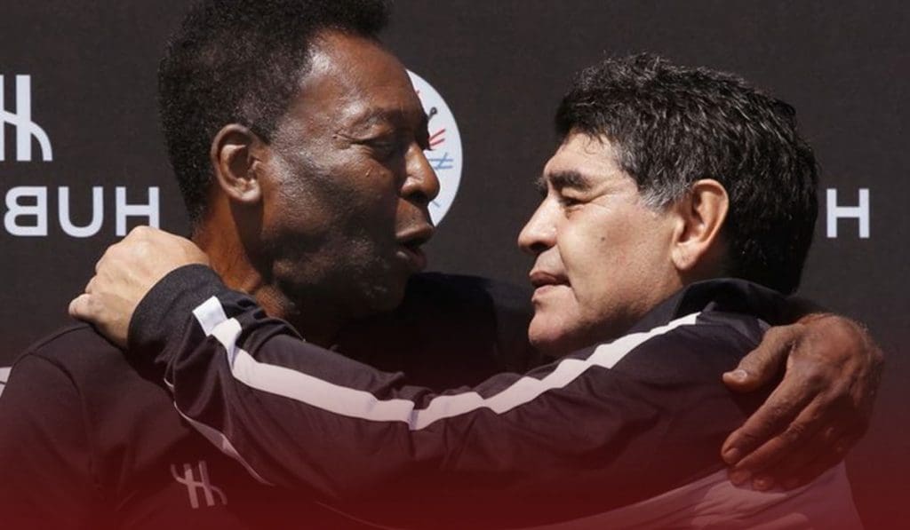 Pele and Maradona