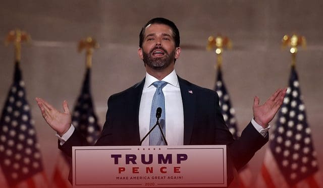 Donald Trump Jr. attacks Republicans for not backing their father