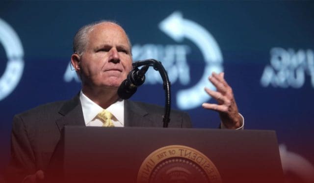 Rush Limbaugh conservative talk radio icon, died of cancer at 70