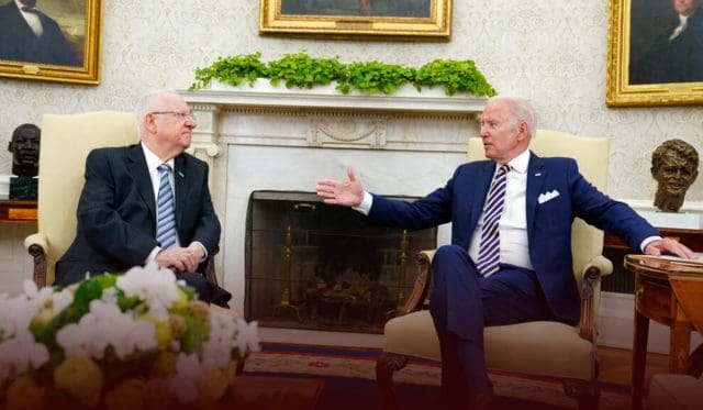 Iran Overshadows Joe Biden Meeting with Reuven Rivlin