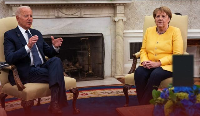Joe Biden, Merkel Angela Settled to Disagree on Russian Pipeline