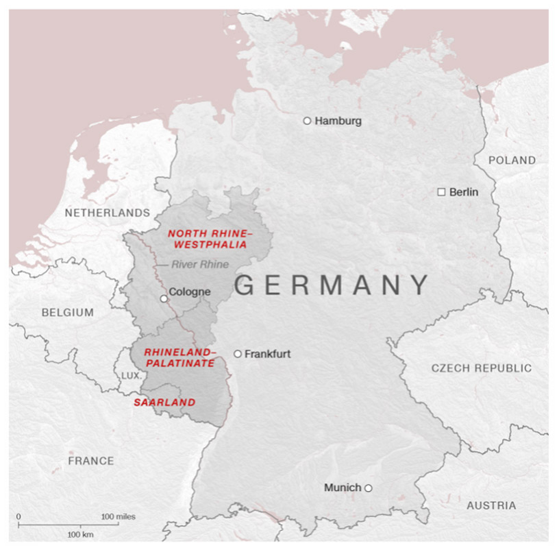 Deadly Floods Hit Western Europe – Almost 1300 Missing in German District