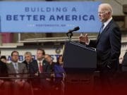 Biden Stressed Infrastructure Plans During his New Hampshire Visit