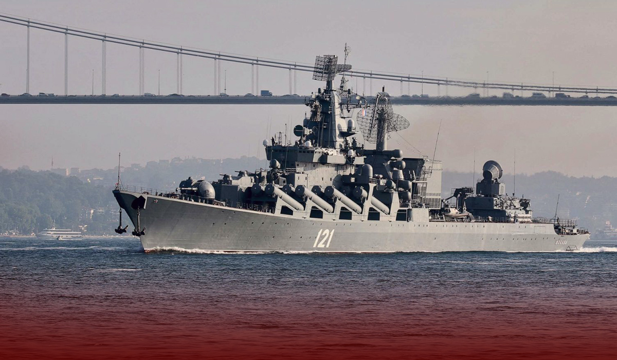 Russian Warship Moskva Sunk in the Black Sea