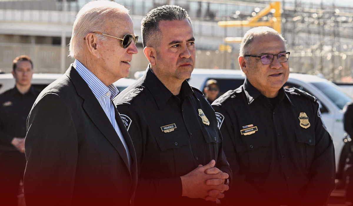 Biden Makes 1st Visit to US-Mexico Border Since Taking Oath