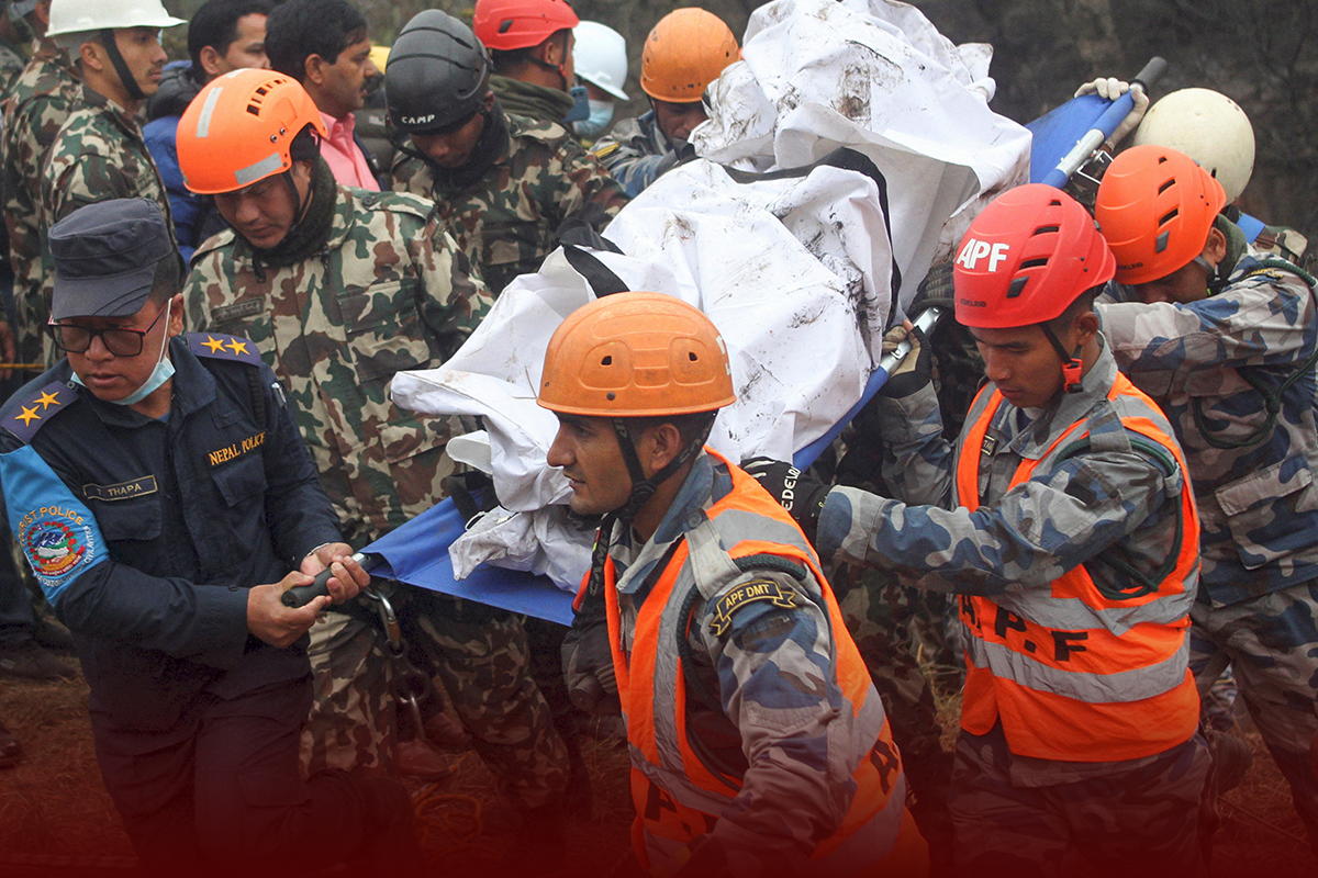 Searchers Founded Black Box of Nepal Plane Crash Killing 68