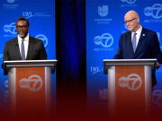 Chicago Mayoral Candidates Johnson & Vallas Spar Over Policing in Debate