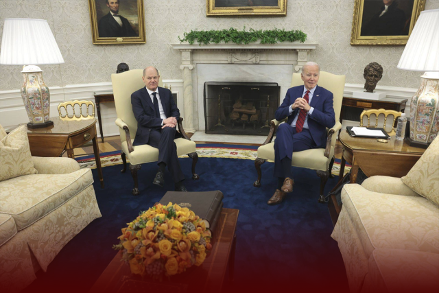Biden and Scholz Commit to Punishing Russia for Ukraine War