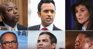 GOP’s Diverse Presidential Field Spotlights Race as Key Issue