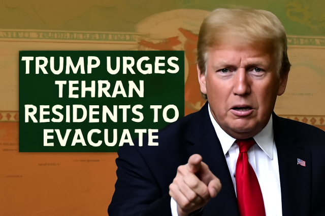 Israel Ordered Tehran Residents to Evacuate Immediately