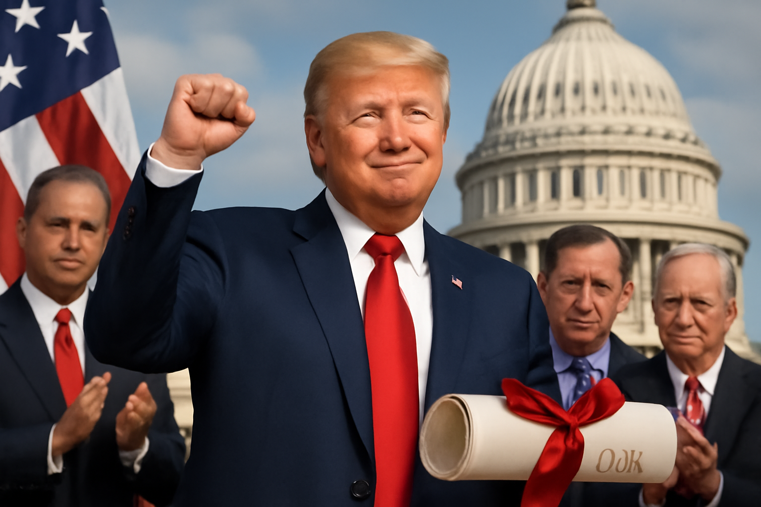 Senate GOPs Hardly Passed Trump's Big, Beautiful Bill